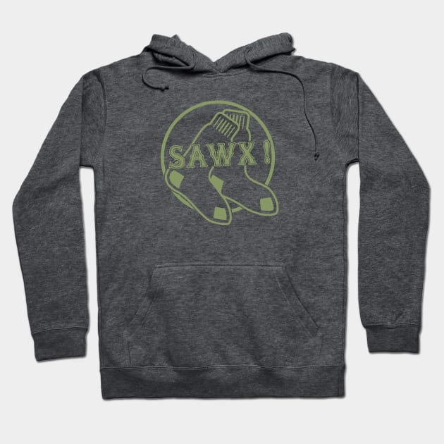 Sawx! Boston Accent B-Ball Lovers' Hoodie by WriterCentral